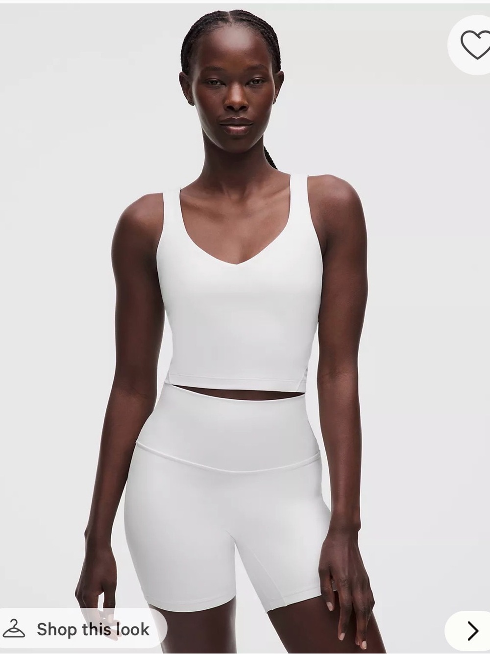 lululemon athletica Align Tank Top- White